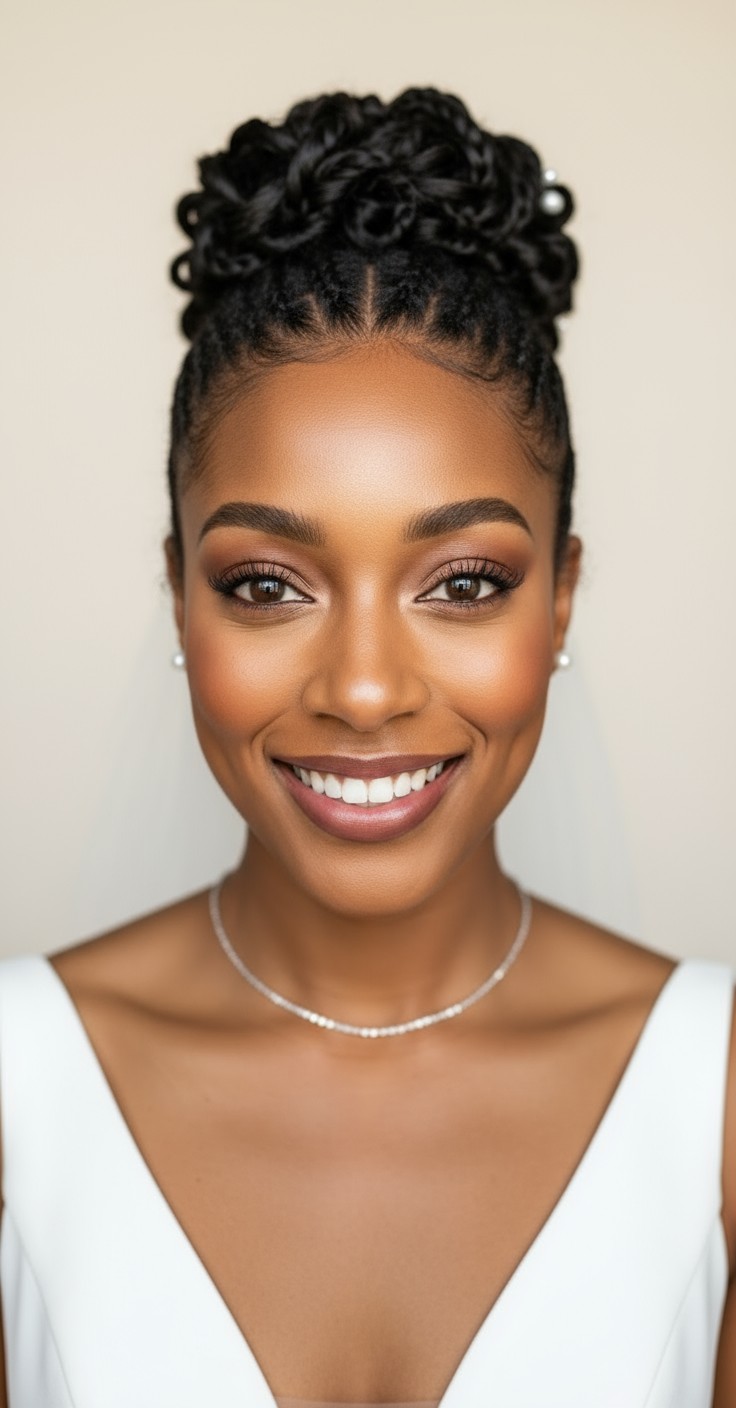 After High Updo Wedding Hairstyle